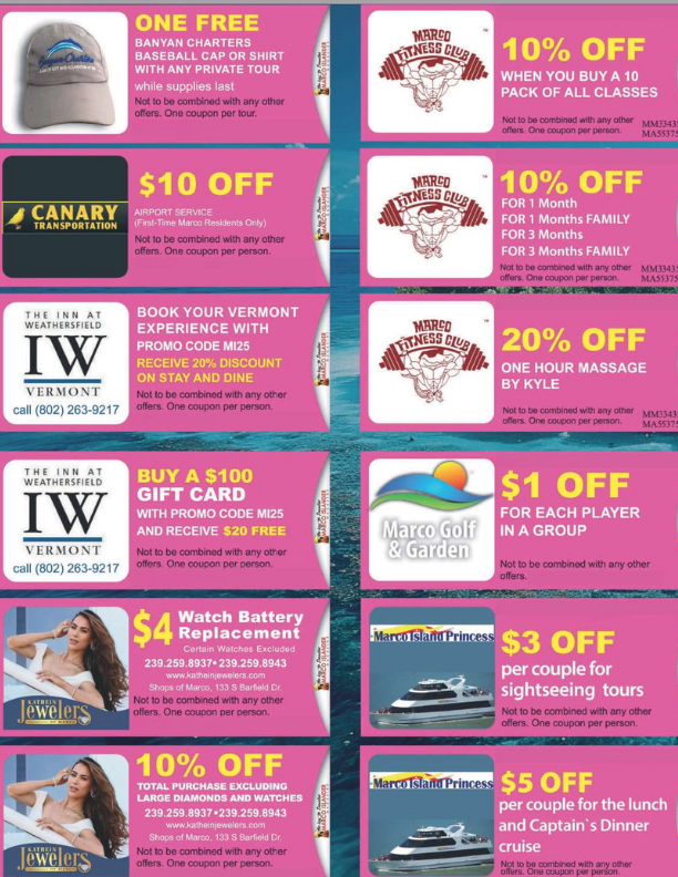 Coupons 1 fall 25