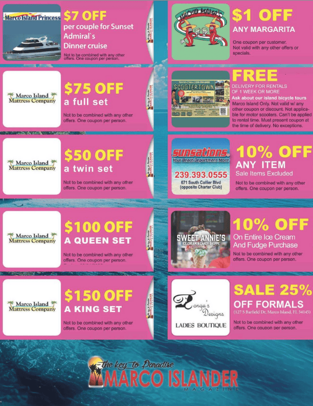 Coupons 2 fall 25